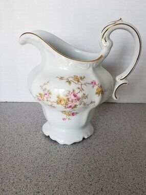 JOHANN HAVILAND Creamer / Gravy Michele Pink White Shabby